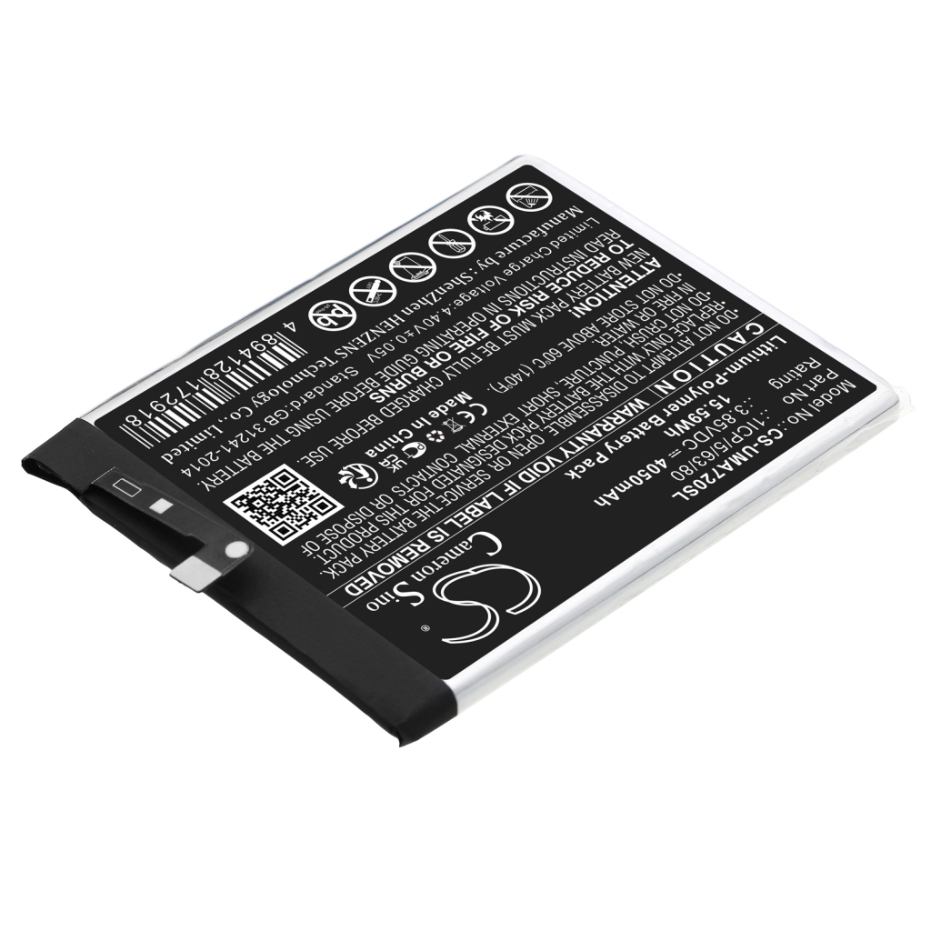 Compatibele batterijvervanging voor Umi 1ICP/5/63/80
