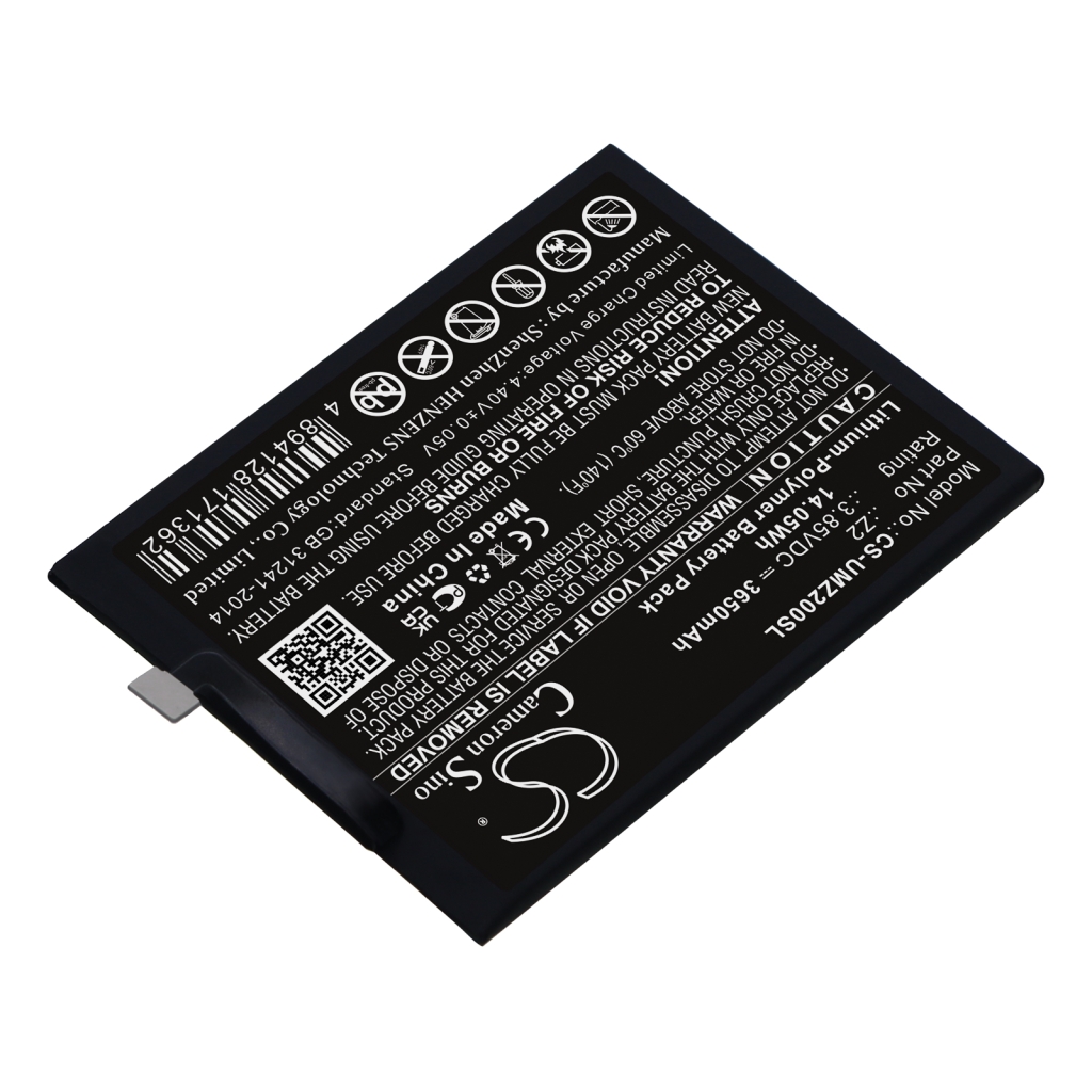 Compatibele batterijvervanging voor Umi Z2