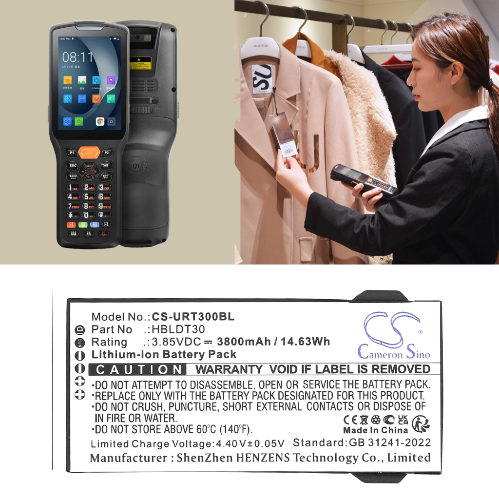 Batterij Vervangt HBLDT30