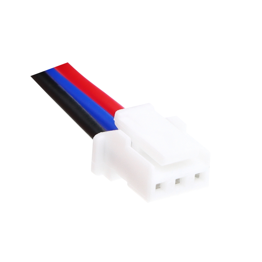 3-pin white JST connector for CS-VAA500MX battery side view