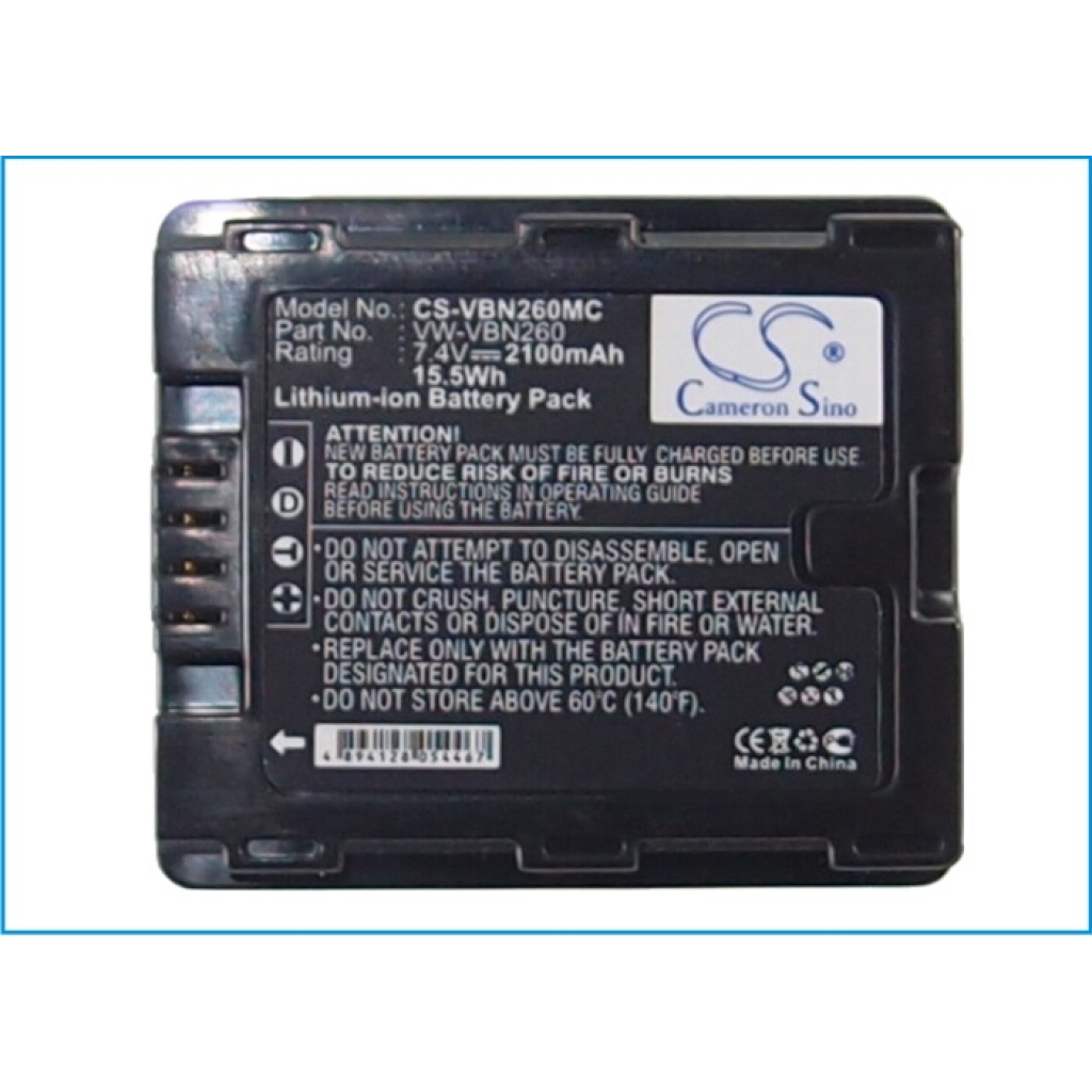 Batterij voor camera Panasonic HDC-TM900