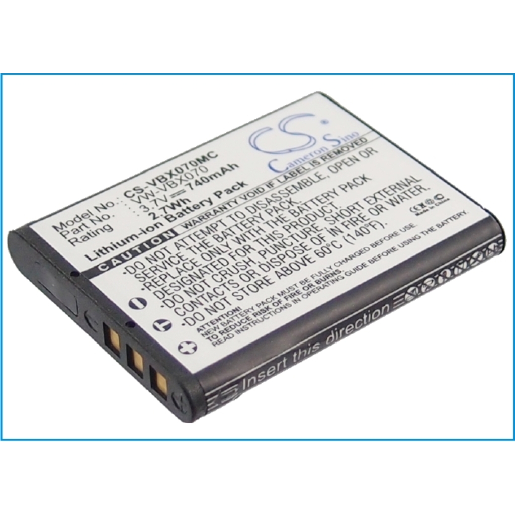 Batterij voor camera Panasonic HX-DC3R