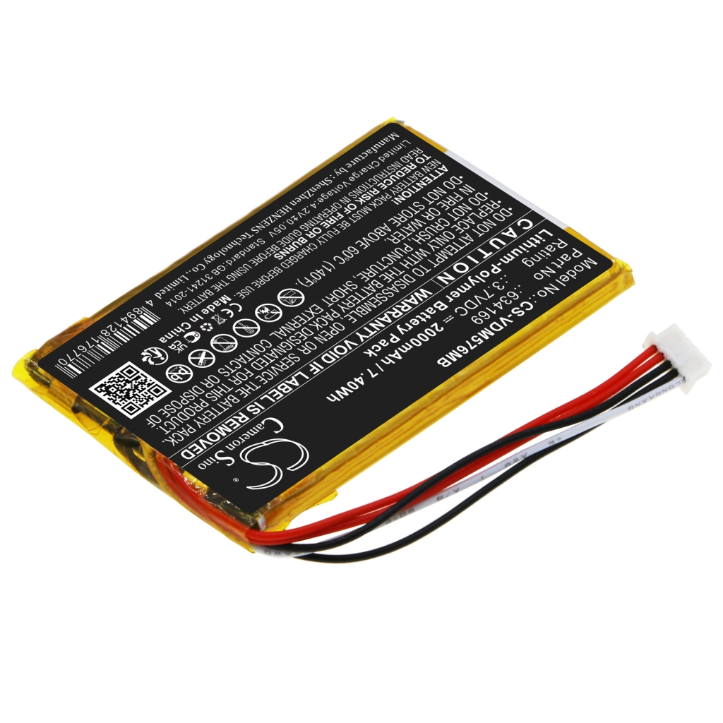 Compatibele batterijvervanging voor Vtech 634169