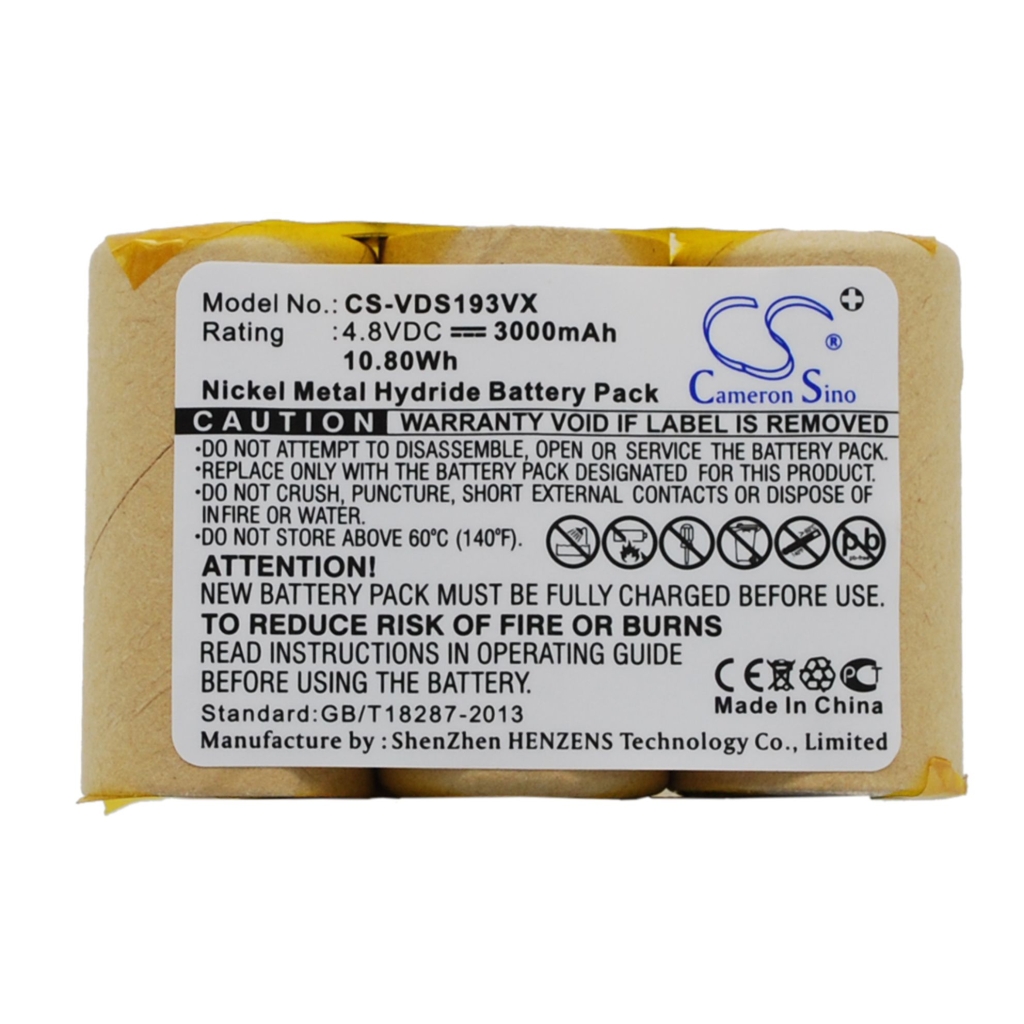 Batterijen voor stofzuigers Vileda CS-VDS193VX