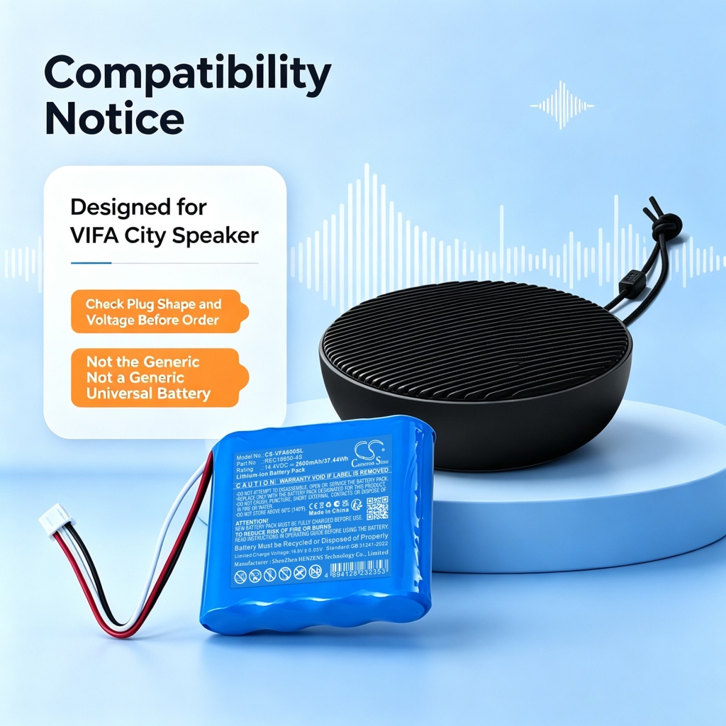 Batterijen compatibel met VIFA City City CS-VFA600SL