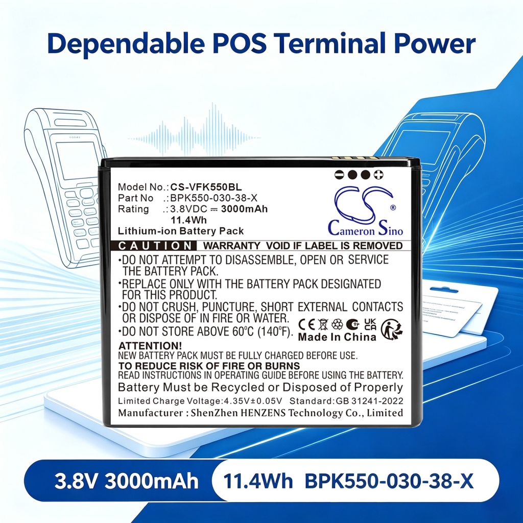 Battery compatible with Verifone