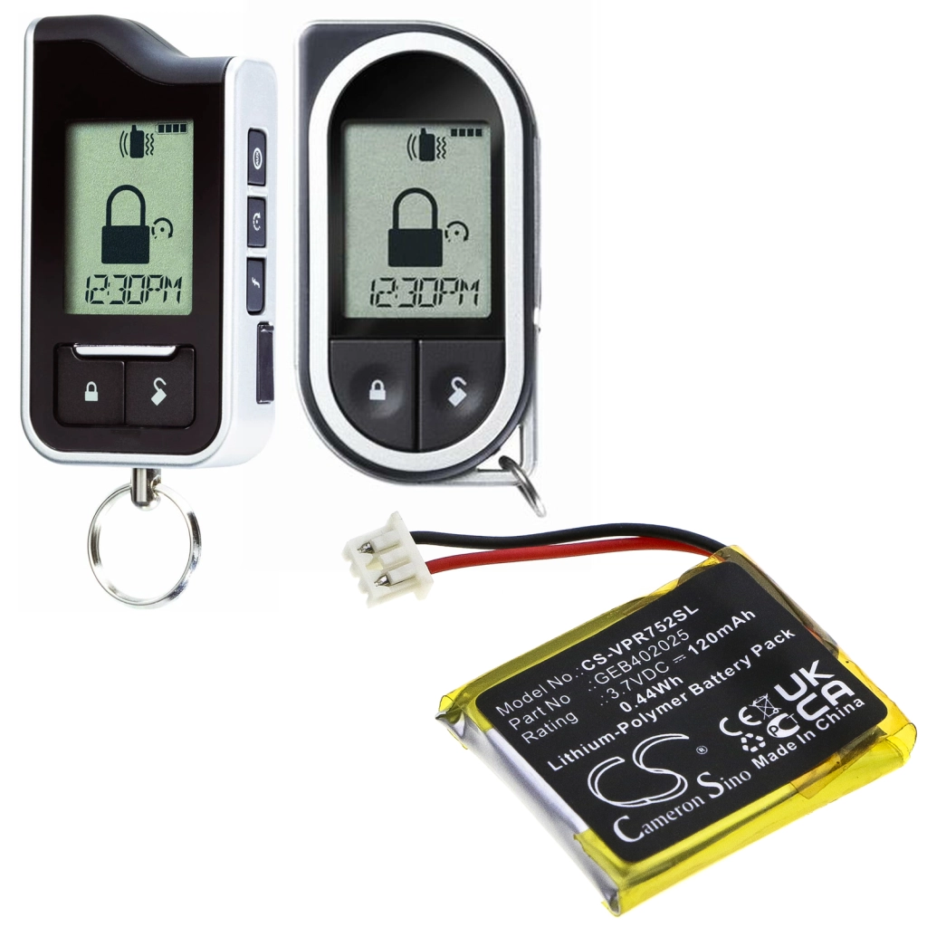 Compatibele batterijvervanging voor Clifford GEB402025