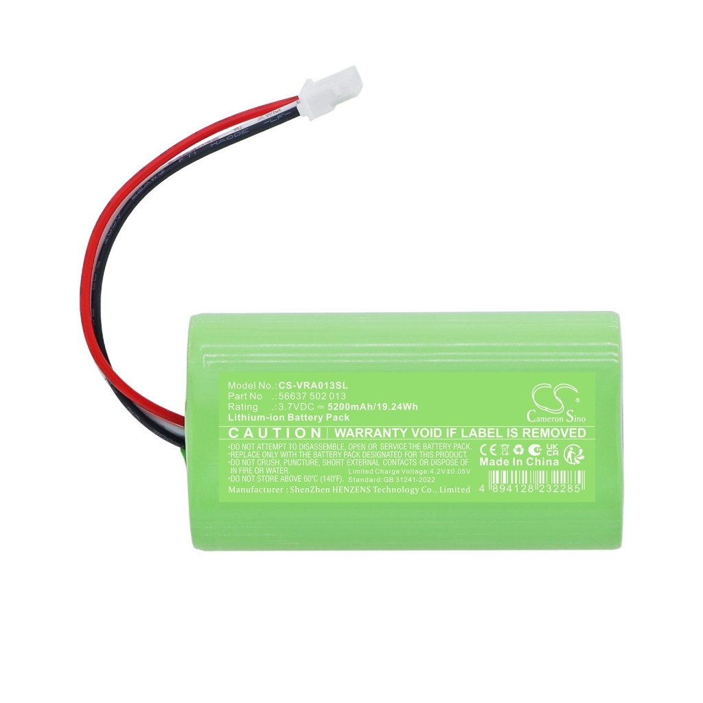 Batterijen compatibel met VARTA 56637 502 013 CS-VRA013SL