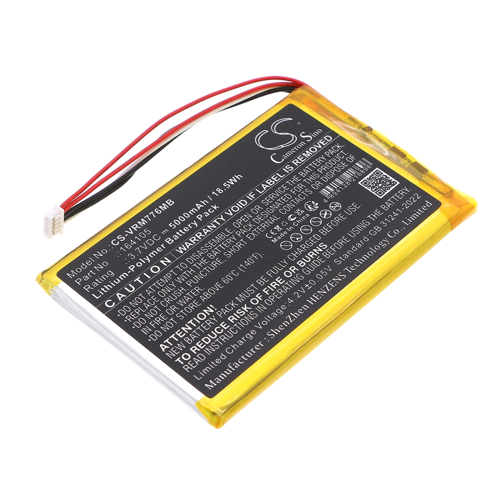 Compatibele batterijvervanging voor Vtech 164105