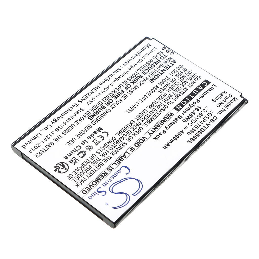 Batterijen Vervangt GSP476386