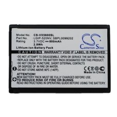 Compatibele batterijvervanging voor Verizon LGIP-520NV,LGIP-520NV-2,SBPL0099202,SBPL0102702