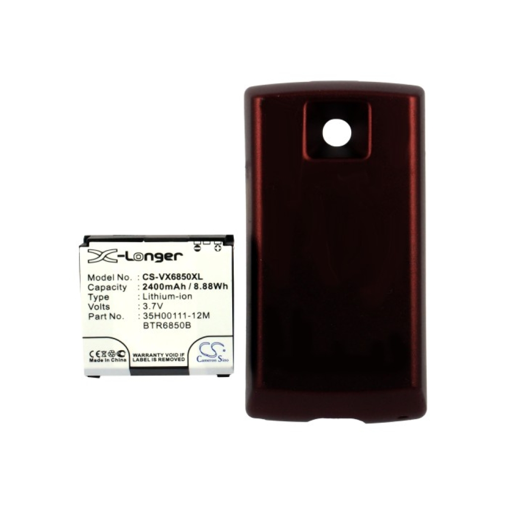 Battery compatible with Verizon CS-VX6850XL