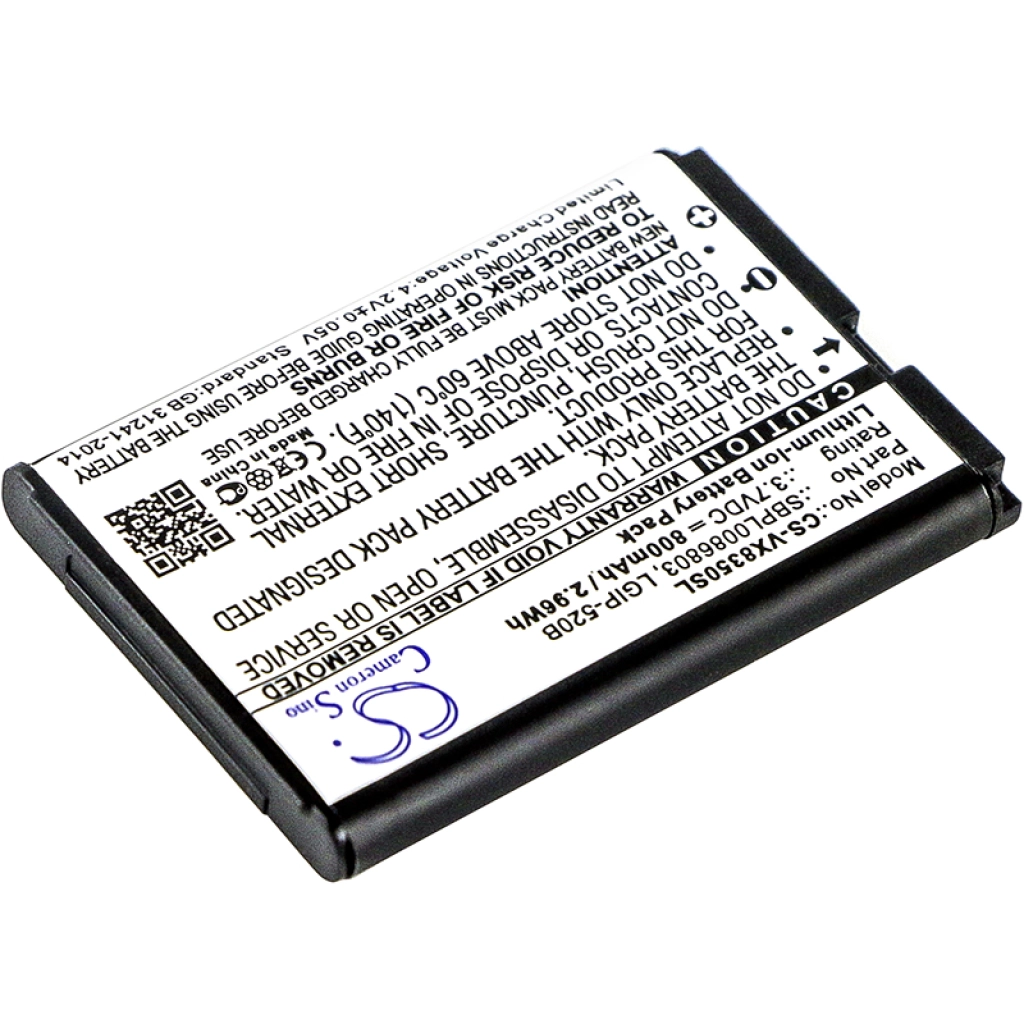 Batterijen Vervangt LGIP-520B
