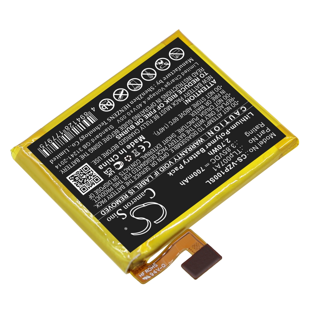Compatibele batterijvervanging voor Verizon TLP007A1