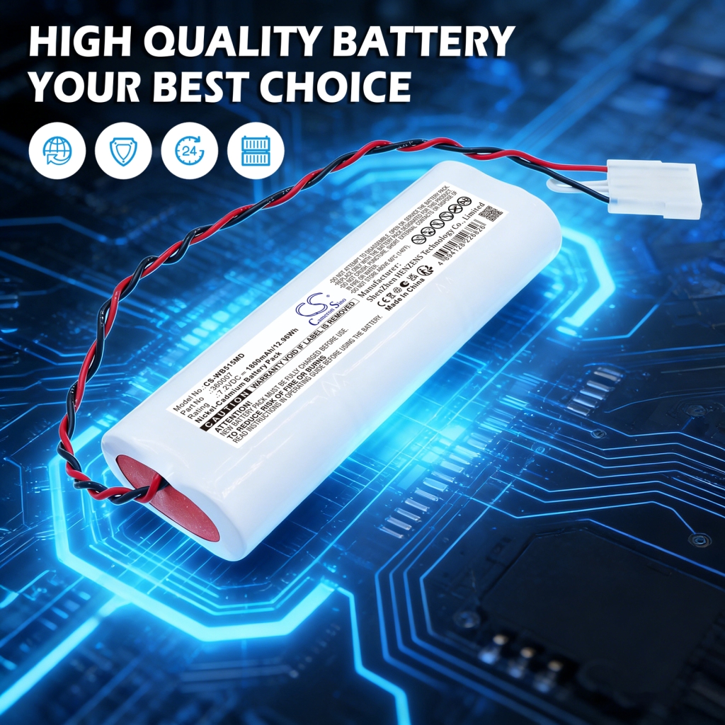 Battery compatible with Welch-Allyn CS-WB515MD