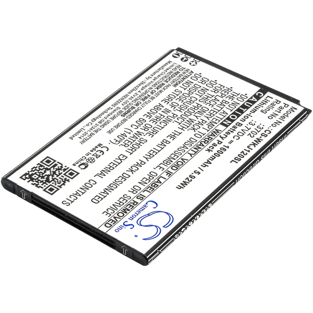 Compatibele batterijvervanging voor Wiko 3702