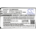 Compatibele batterijvervanging voor Wm systems BP85A (1ICP7/31/52)