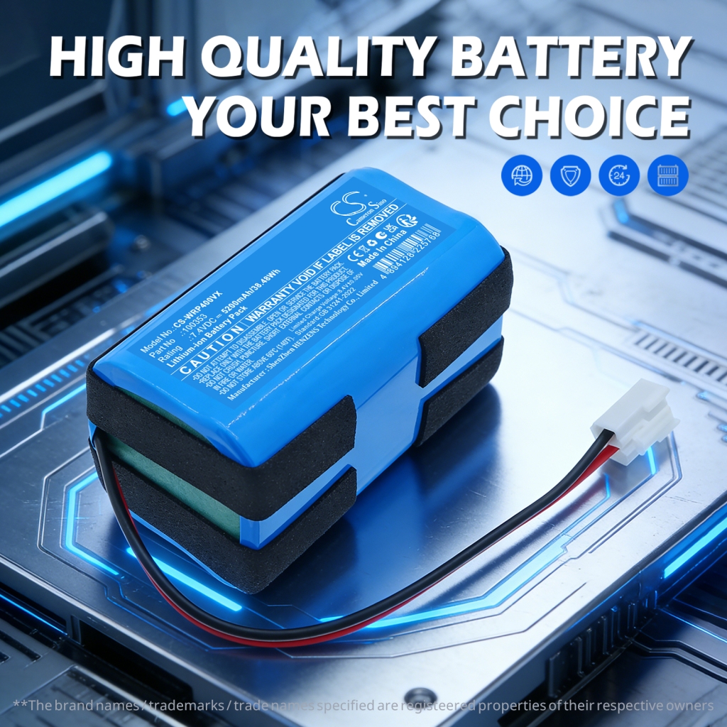 Compatible battery replacement for WetRuner 100353