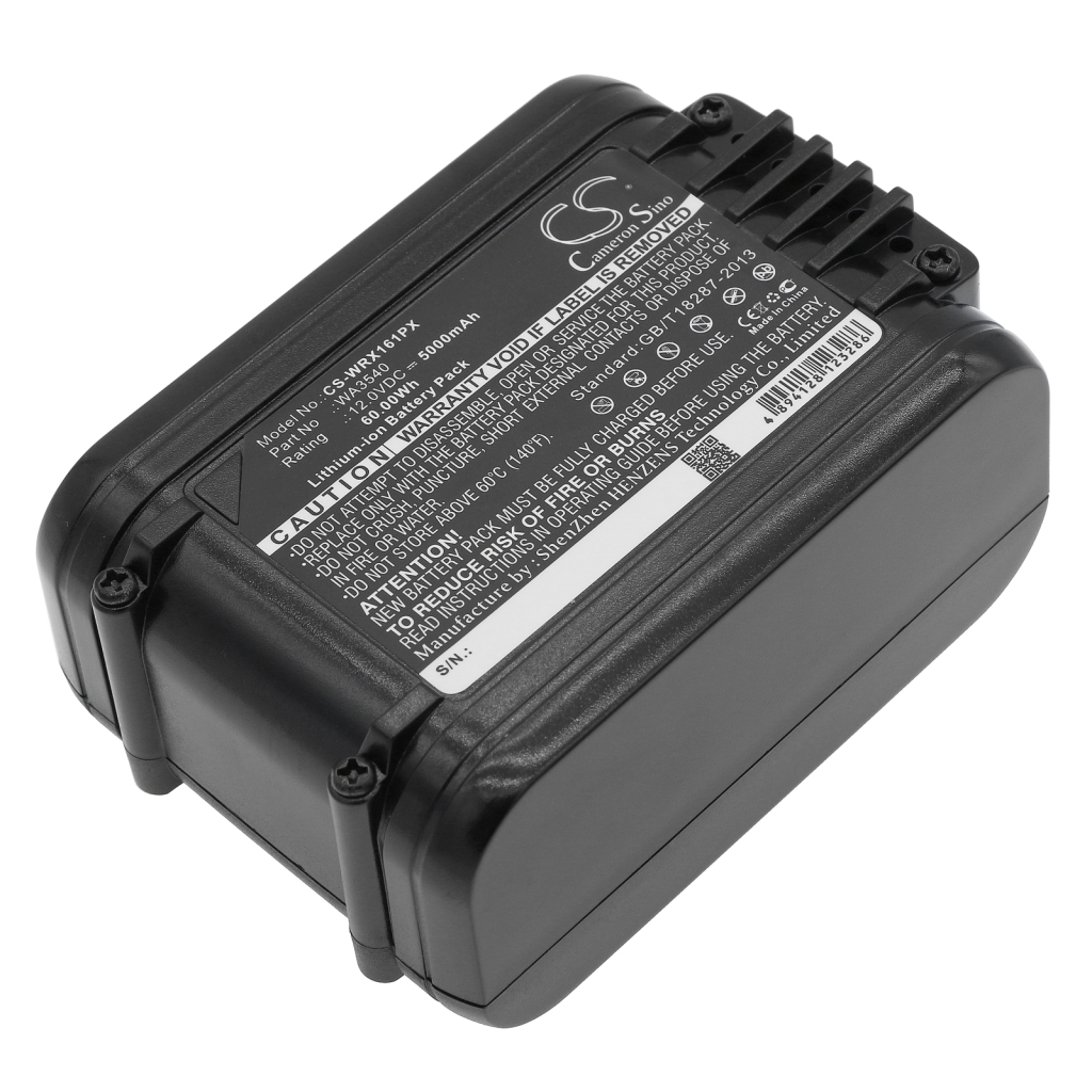Compatibele batterijvervanging voor Worx WA3540
