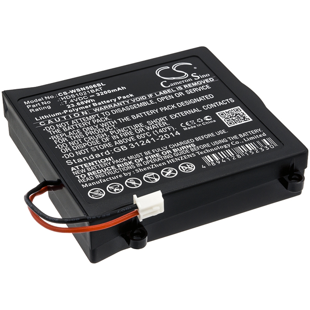 Batterij Vervangt HDS1021BAT