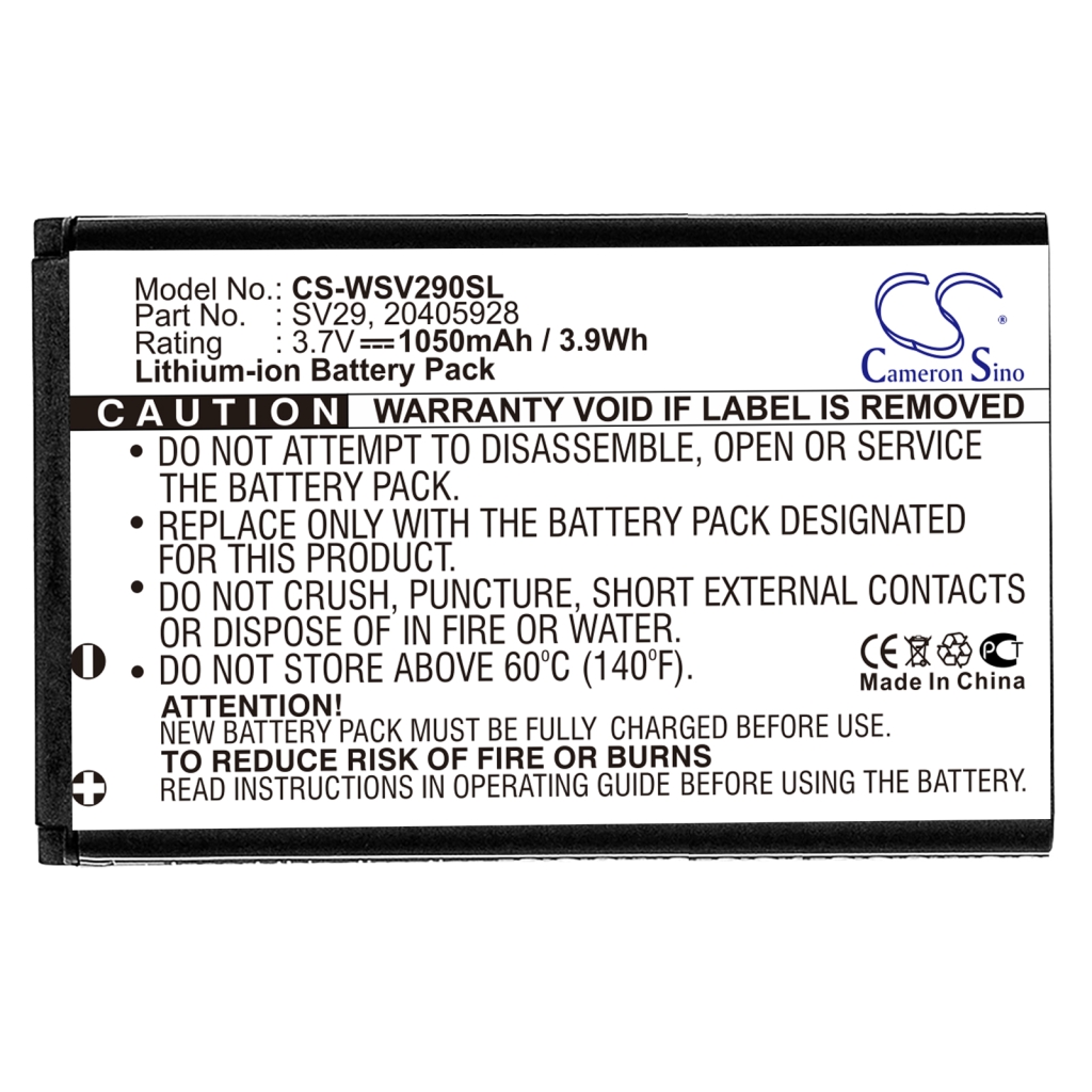 Bureau-oplader Tracfone CS-WSV290SL