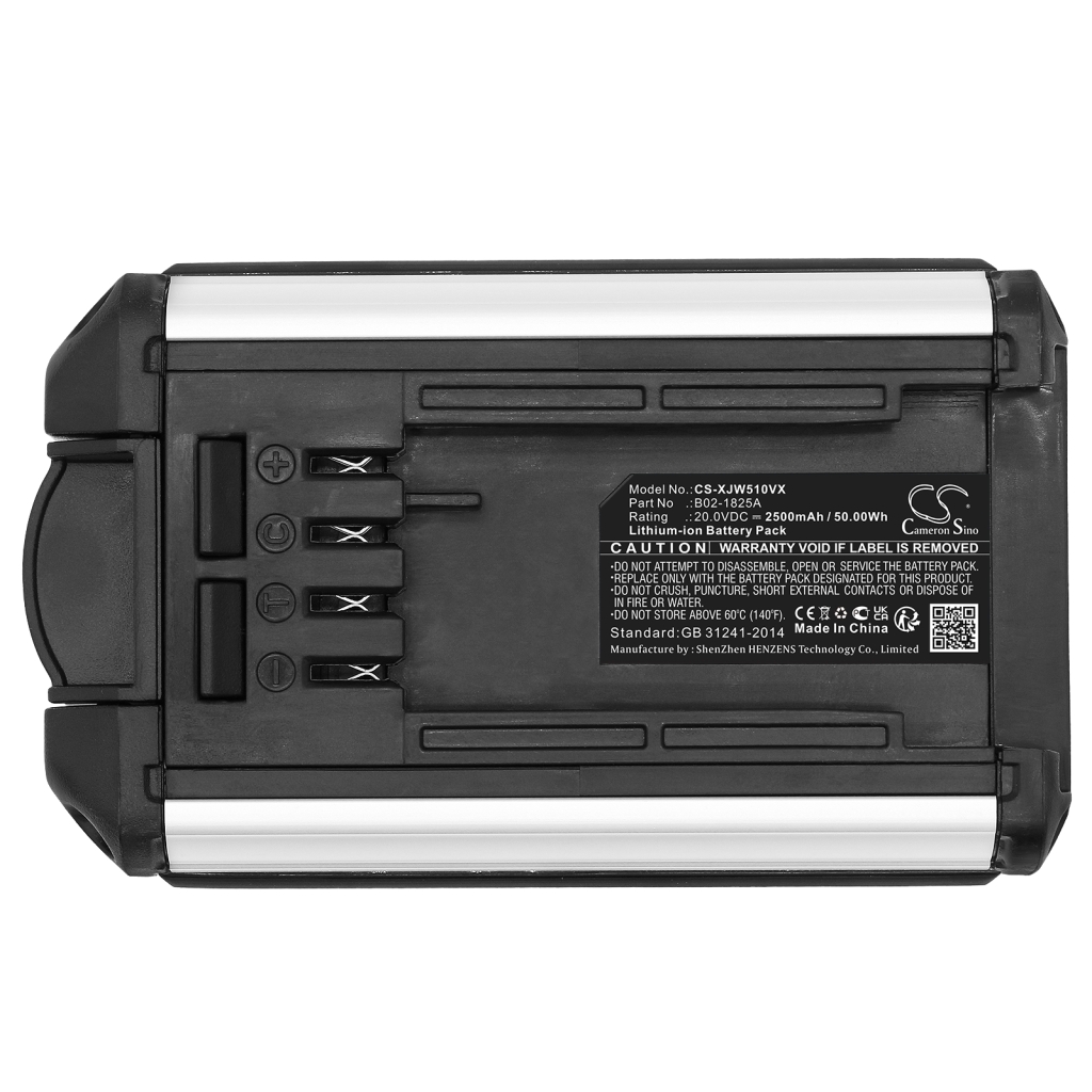Batterijen voor stofzuigers Jimmy CS-XJW510VX