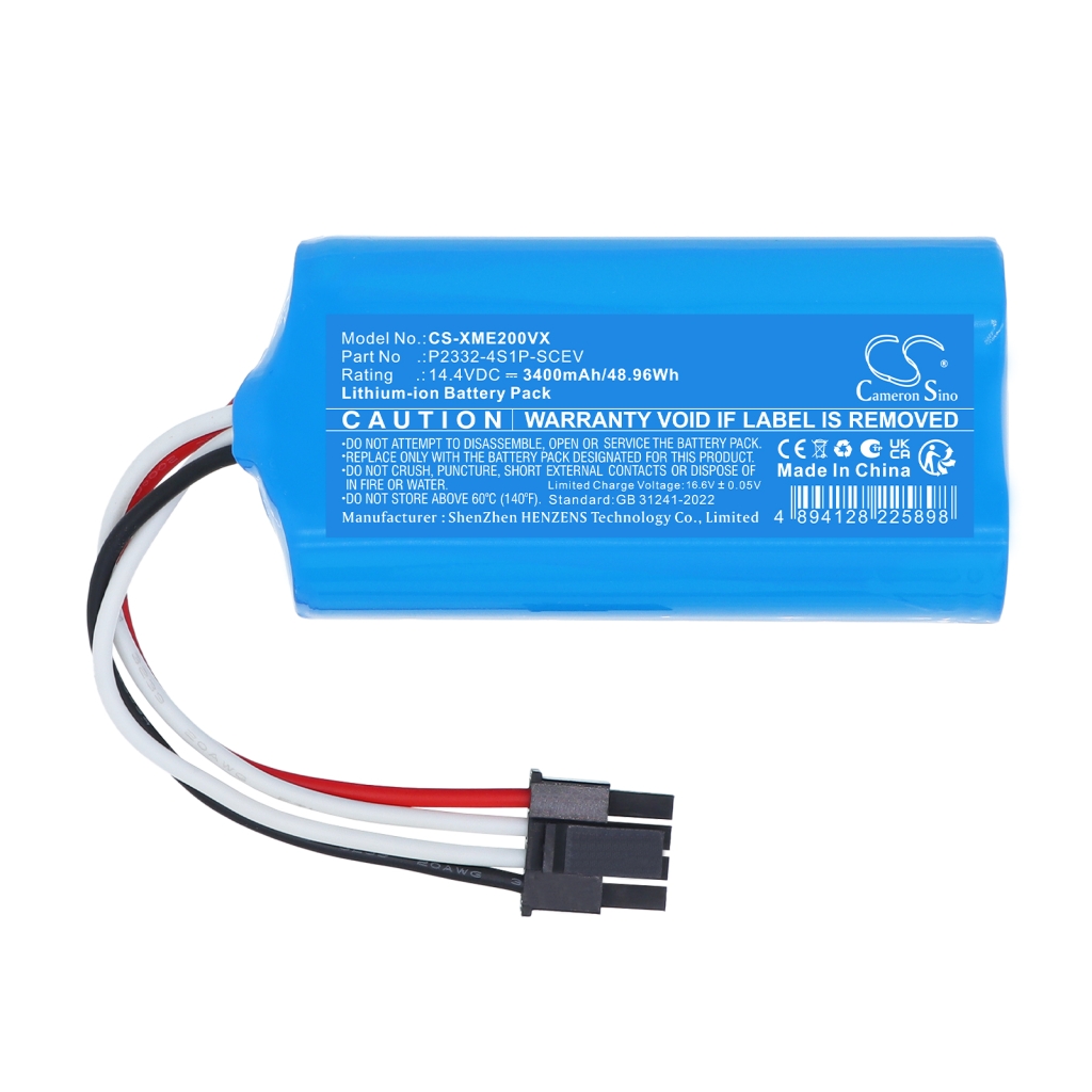 Batterijen voor stofzuigers Xiaomi CS-XME200VX