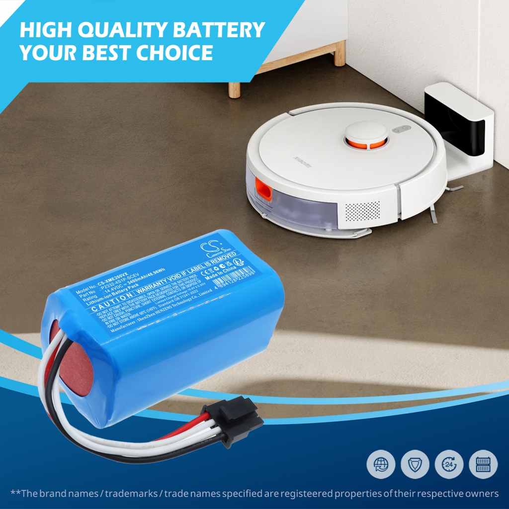 Batterijen voor stofzuigers Xiaomi CS-XME200VX