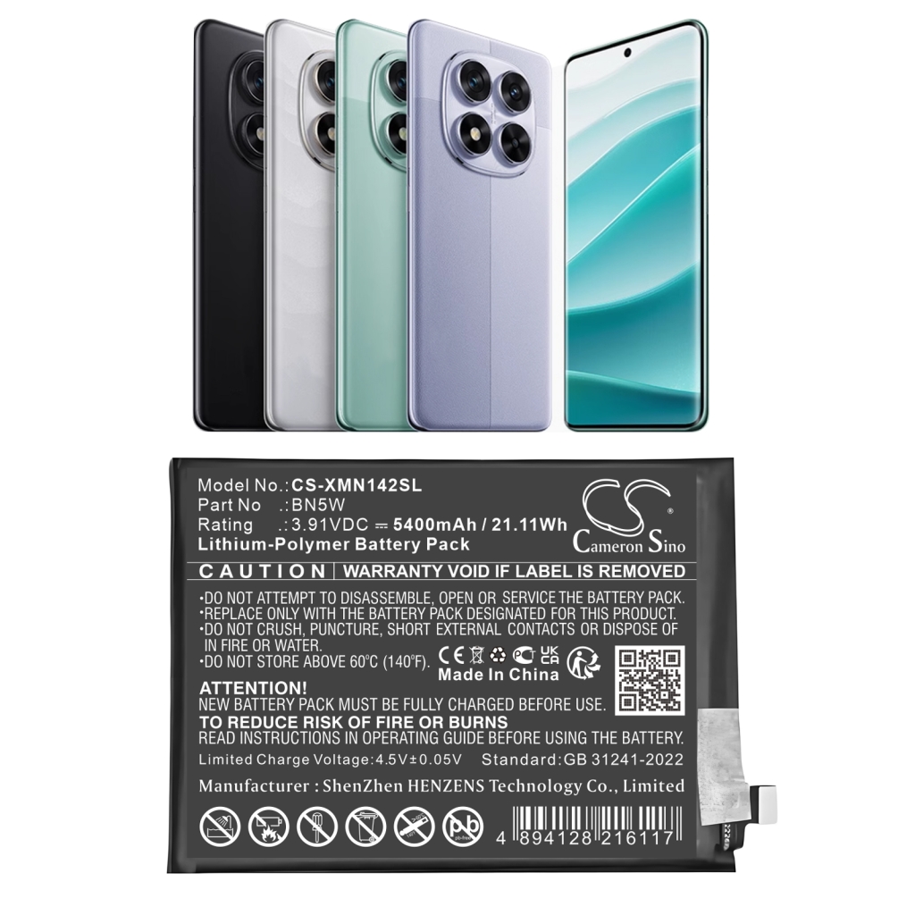 Batterij voor mobiele telefoon Redni CS-XMN142SL