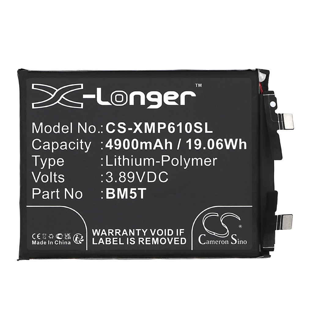 Compatible battery replacement for Poco BM5T