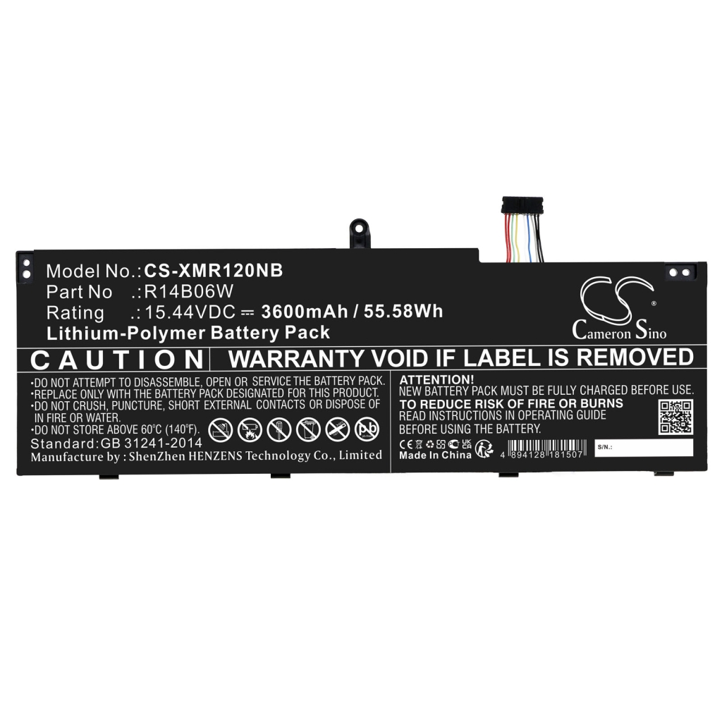 Batterijen Notebook batterij CS-XMR120NB
