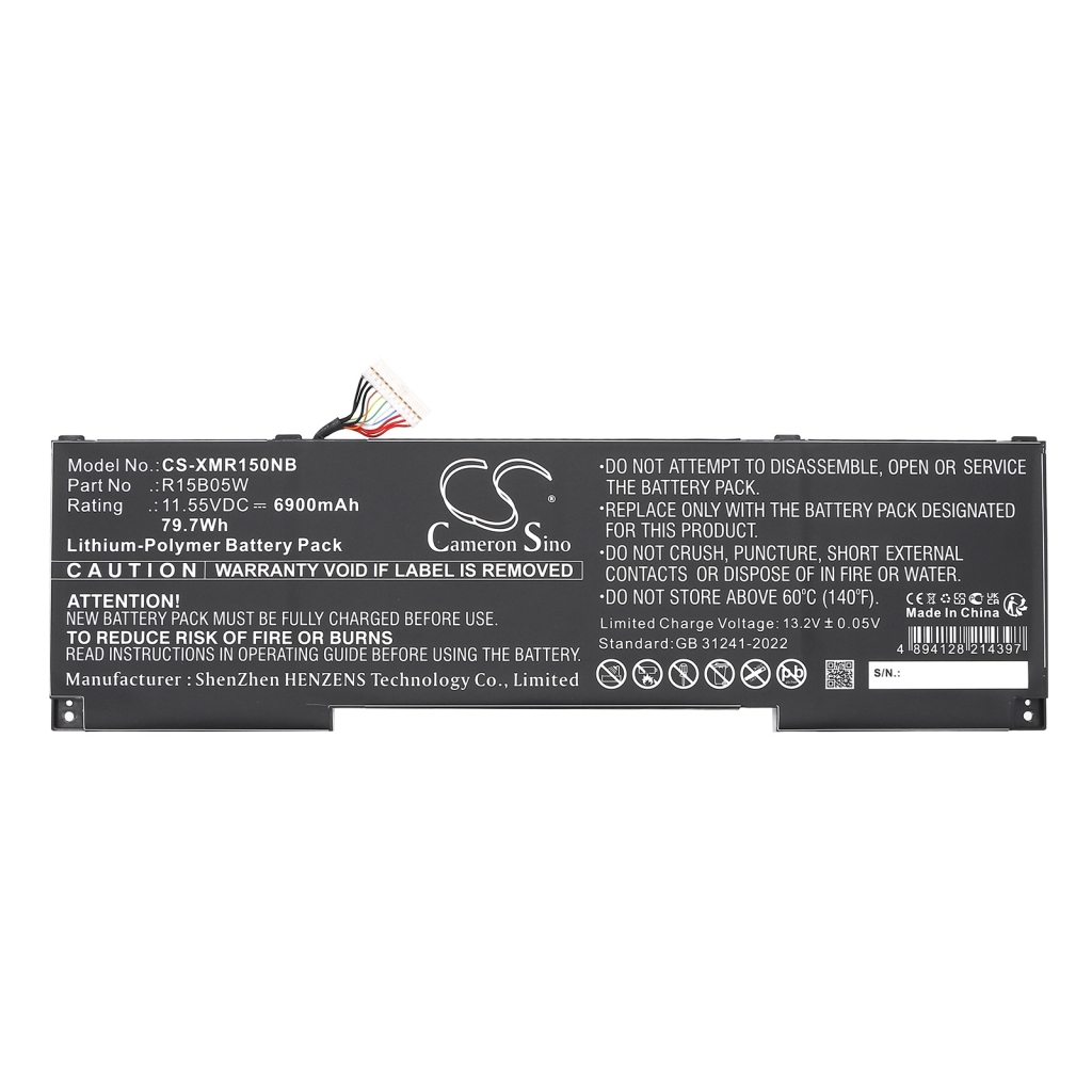 Compatibele batterijvervanging voor Xiaomi R15B05W