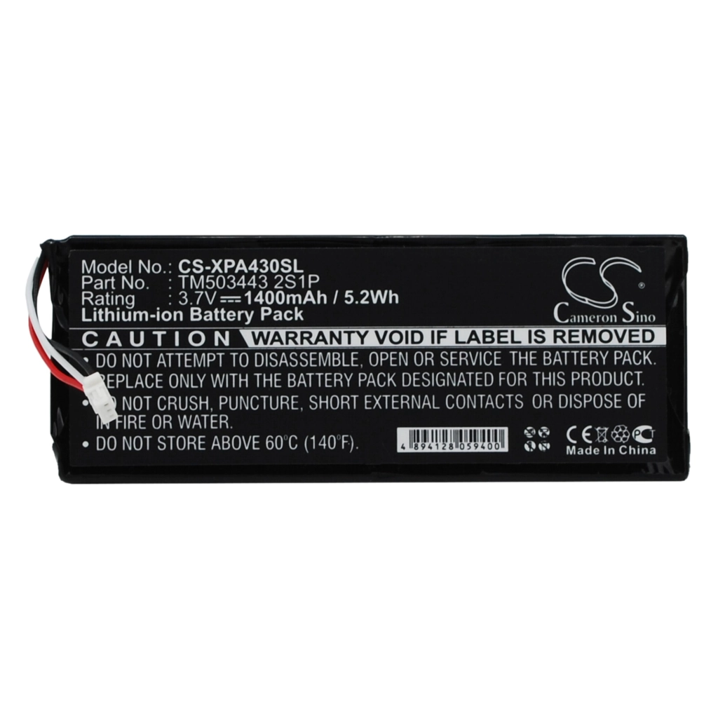 Compatibele batterijvervanging voor Xpend TM503443 2S1P