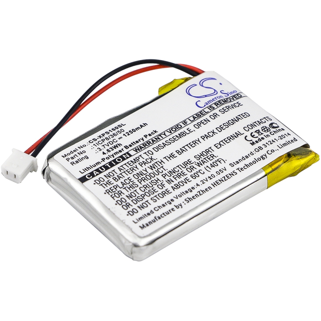 Batterijen GPS, Navigator Batterij CS-XPS160SL