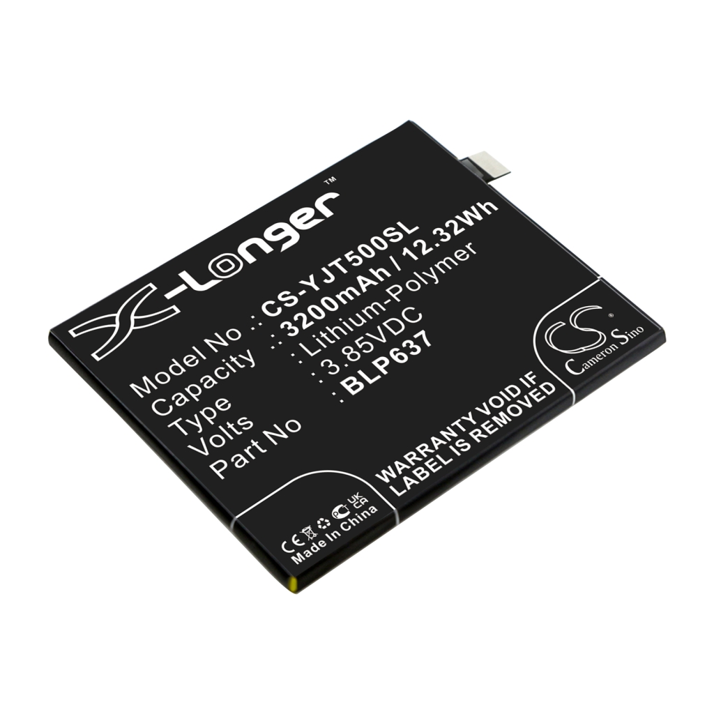 Compatibele batterijvervanging voor Oneplus BLP637