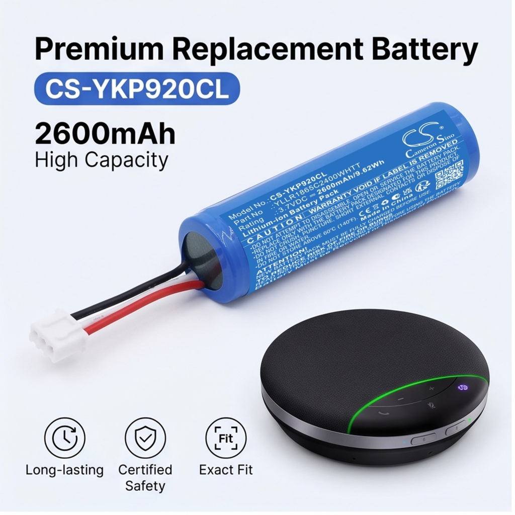 Batteries compatible with Yealink SP92 SP92 CS-YKP920CL