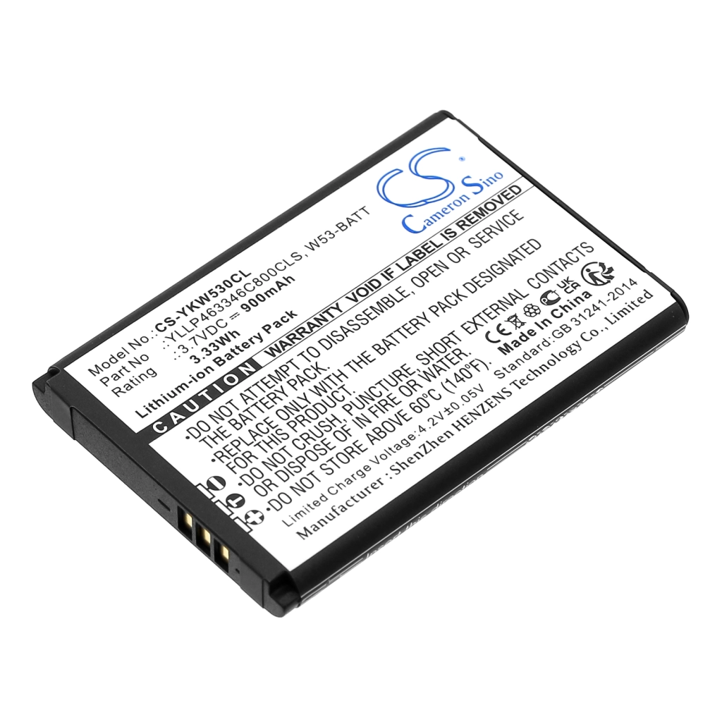 Batterijen Draadloze telefoon batterij CS-YKW530CL