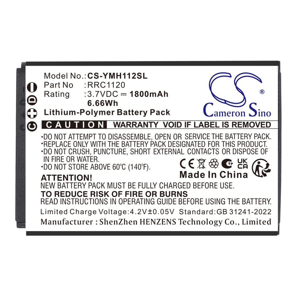 Battery compatible with Yamaha CS-YMH112SL