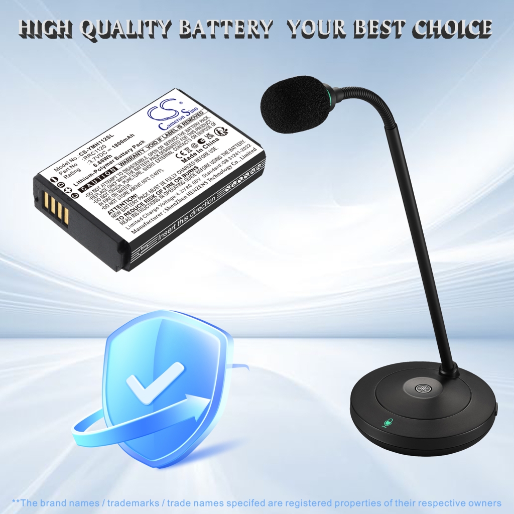 Battery compatible with Yamaha CS-YMH112SL