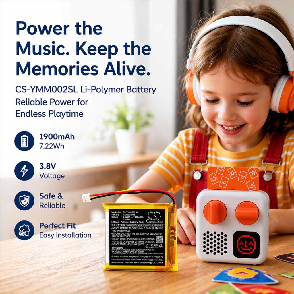 Battery compatible with Yoto CS-YMM002SL
