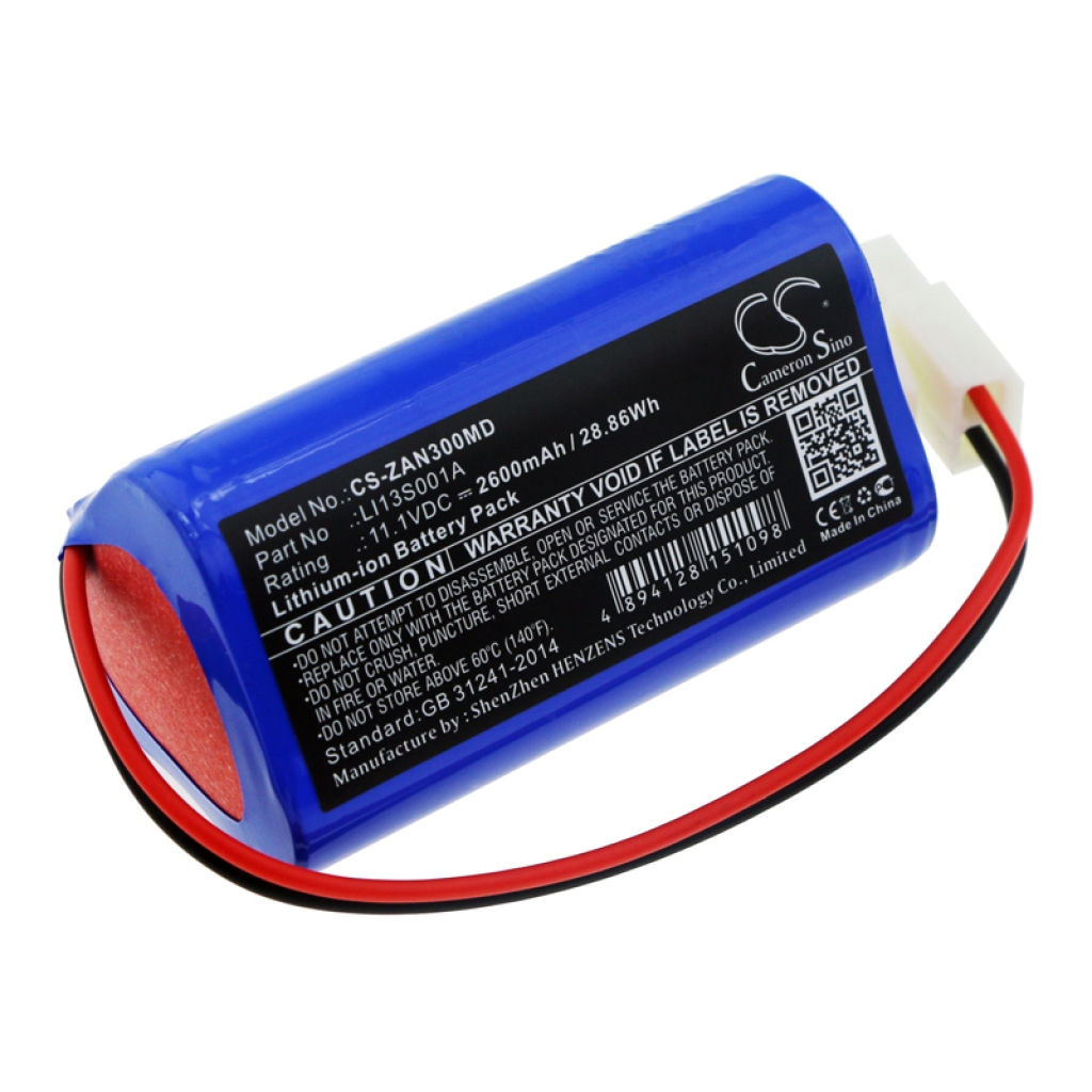 Compatibele batterijvervanging voor Zondan LI13S001A