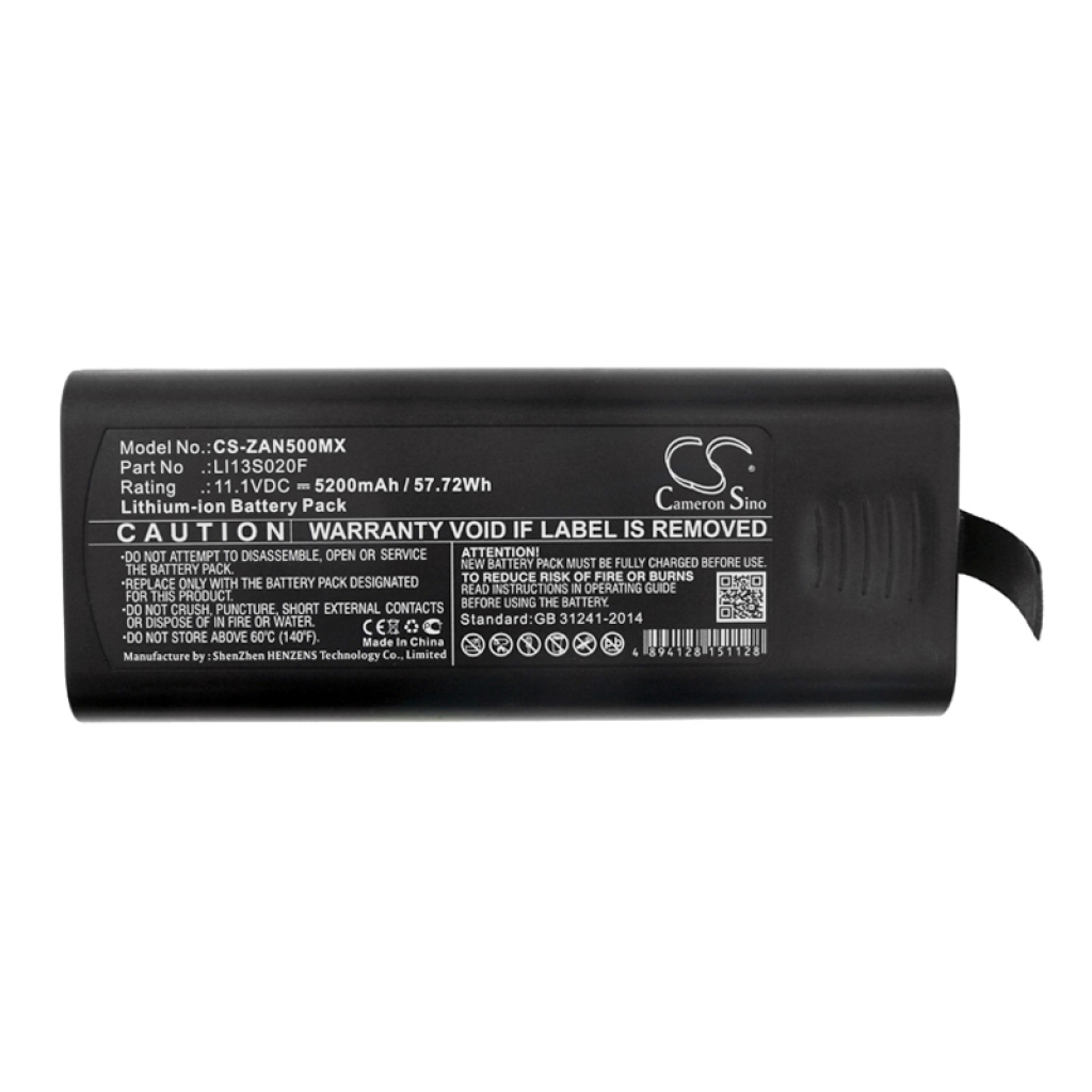 Compatible battery replacement for Zondan LI13S020F