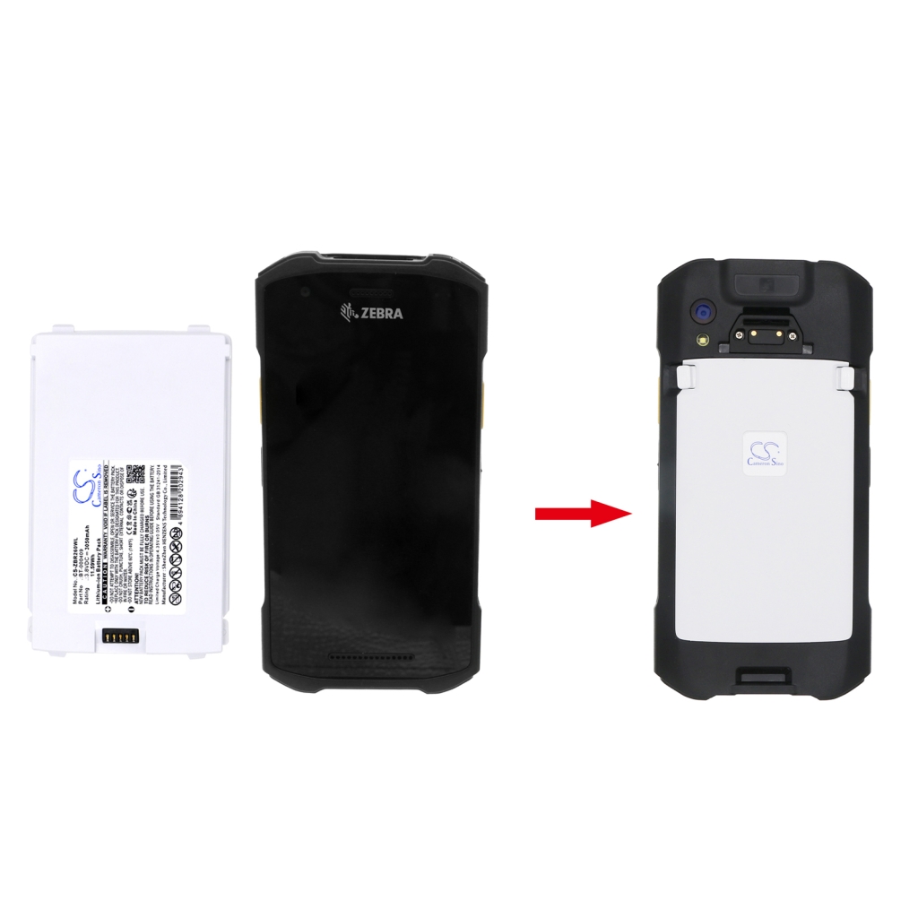 Batterij barcode, scanner Zebra CS-ZBR260WL