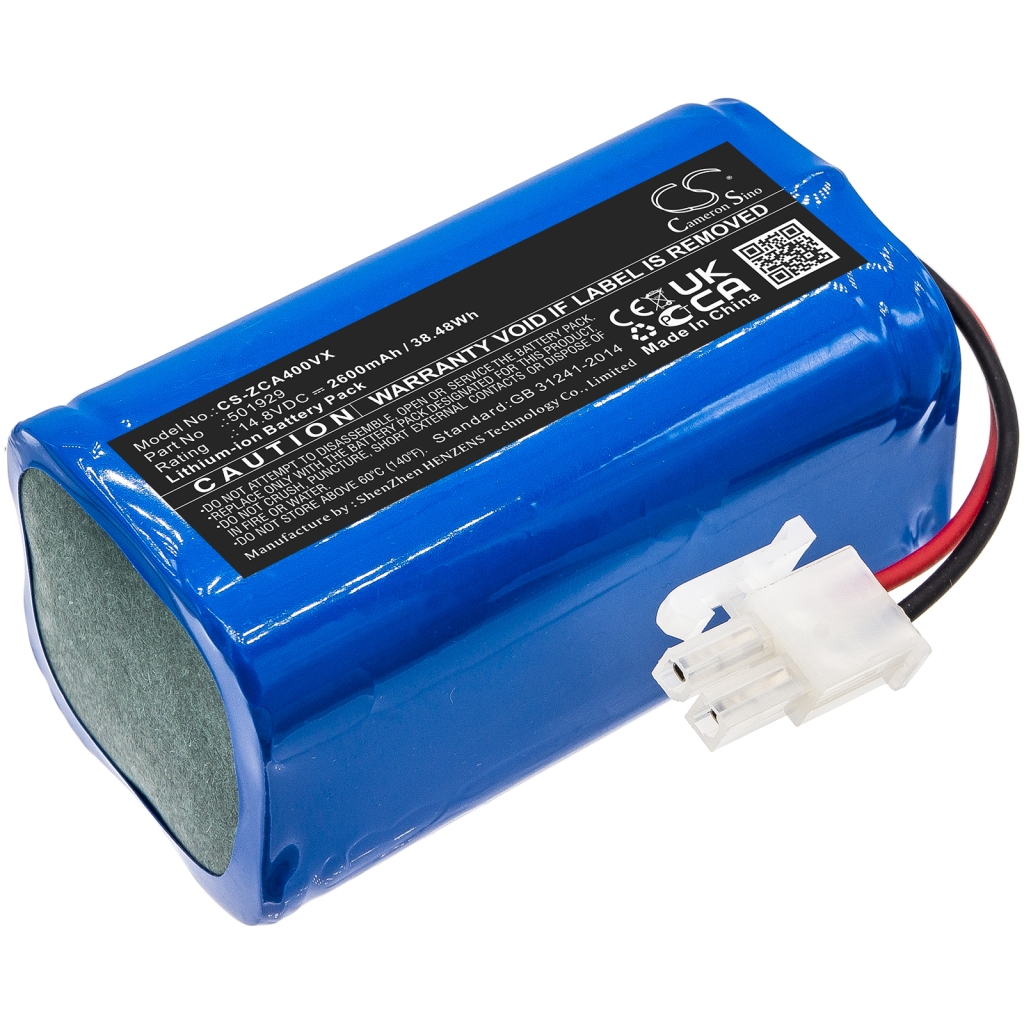 Batterijen voor stofzuigers Concept CS-ZCA400VX