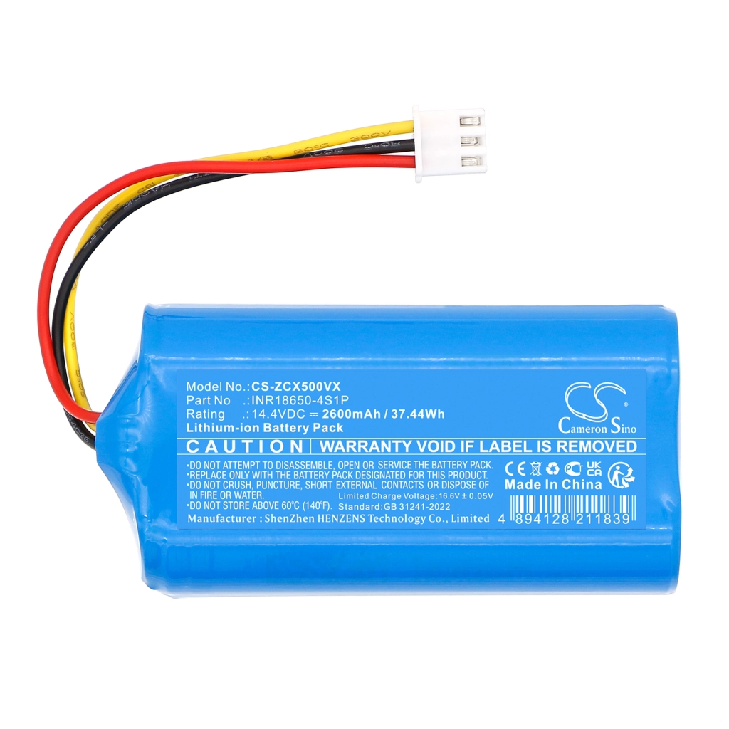 Batterijen voor stofzuigers Eziclean Aqua connect X650