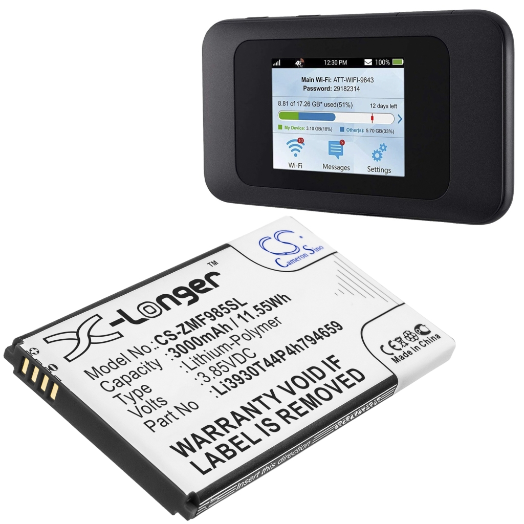 Batterijen Hotspot Batterij CS-ZMF985SL
