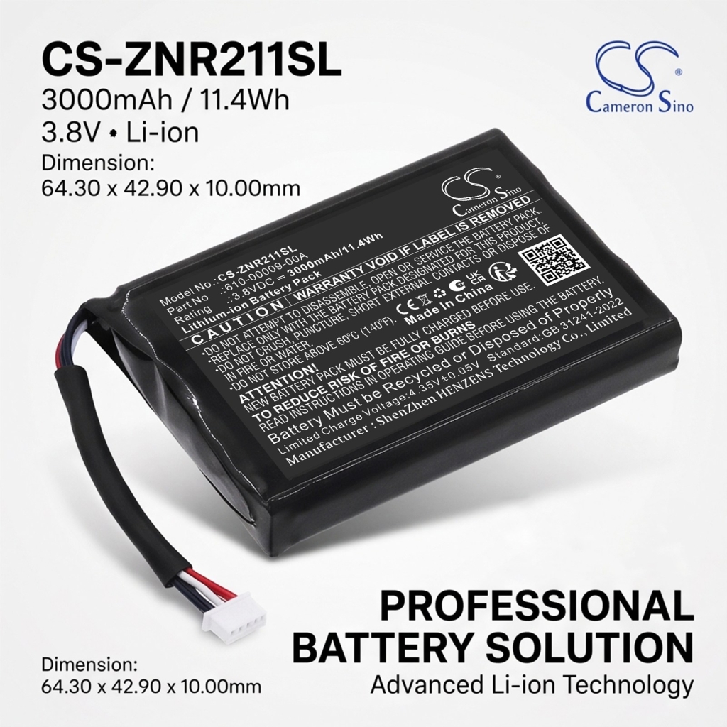 Batterijen compatibel met ZyXEL MWR211 MWR211 CS-ZNR211SL