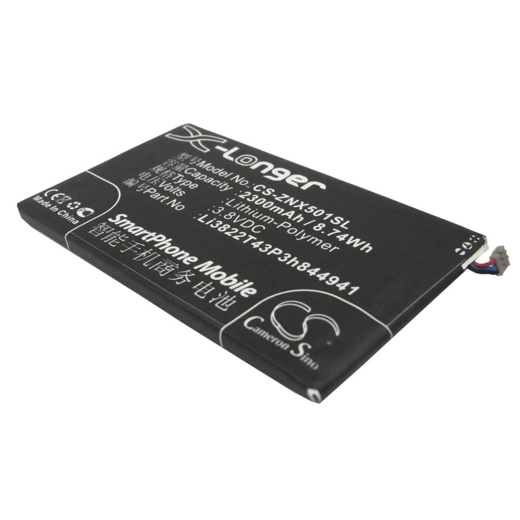 Compatibele batterijvervanging voor ZTE LI3822T43P3H844941