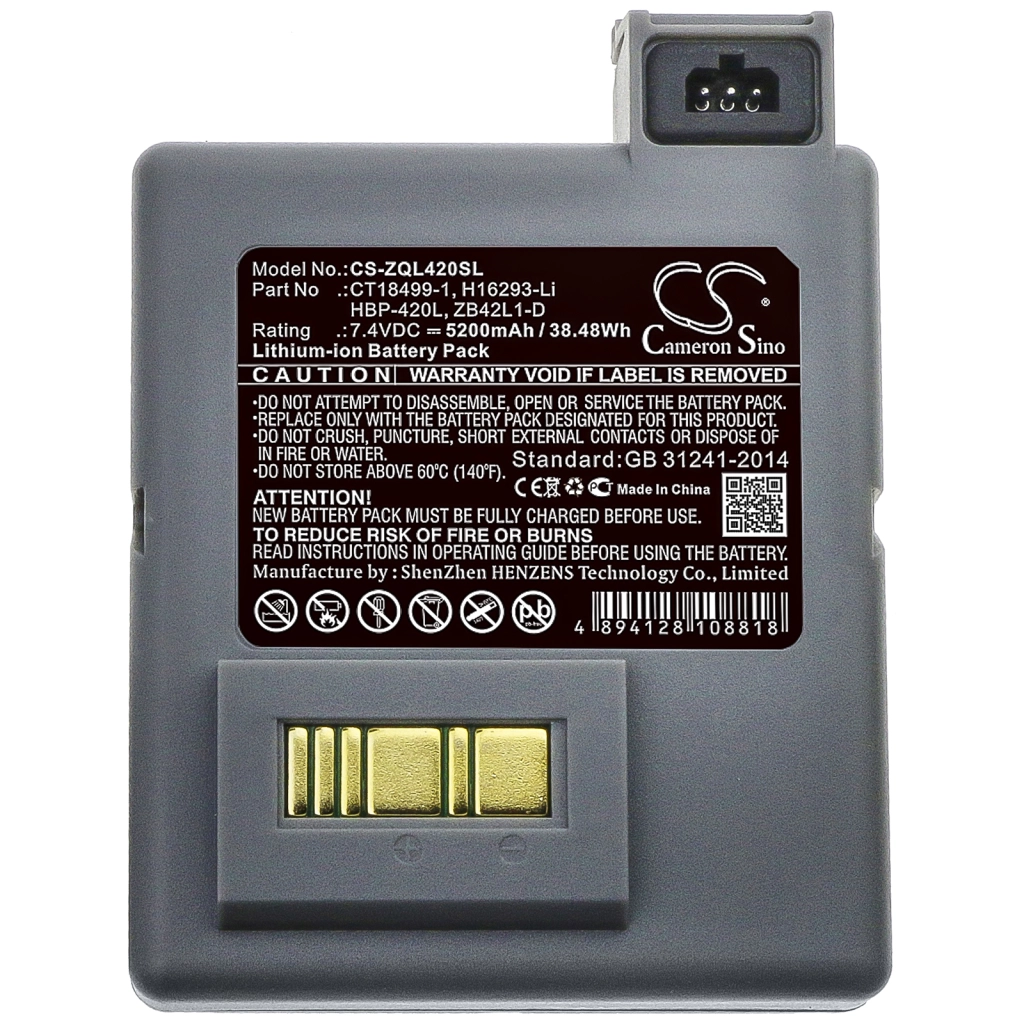 Batterijen Vervangt ZB42L1-D