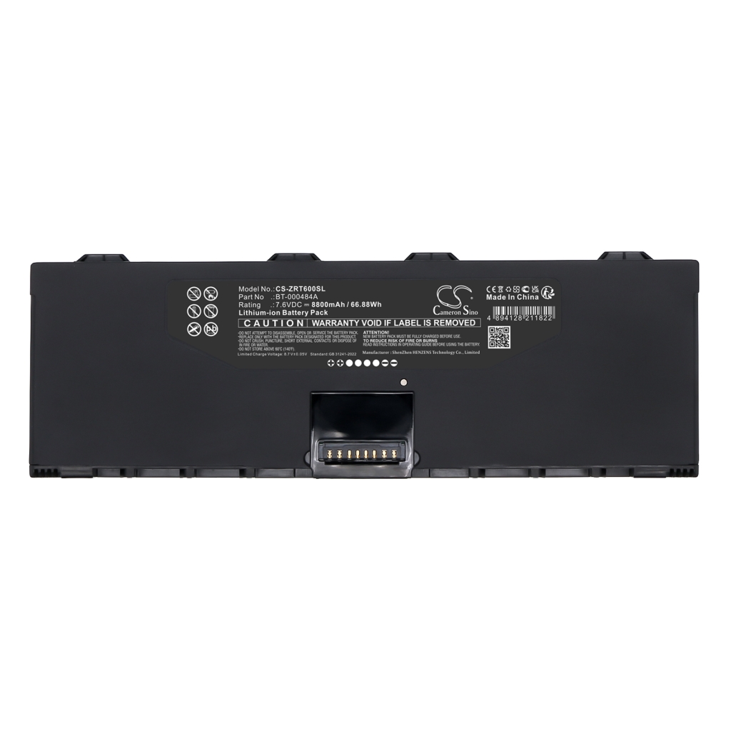 Tablet batterijen Zebra CS-ZRT600SL